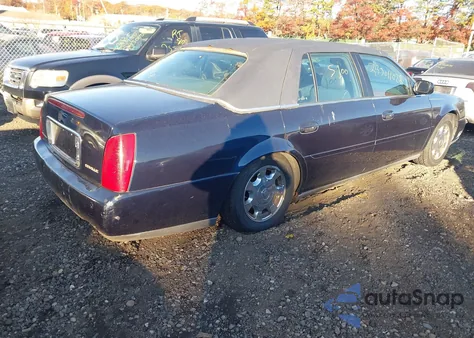 2002 Cadillac Deville Standard z USA, uszkodzony, nr VIN 1G6KD54Y82U140841